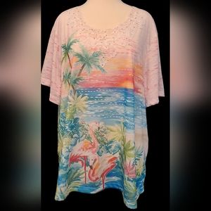 COPY - Alfred Dunner size 3X pink top